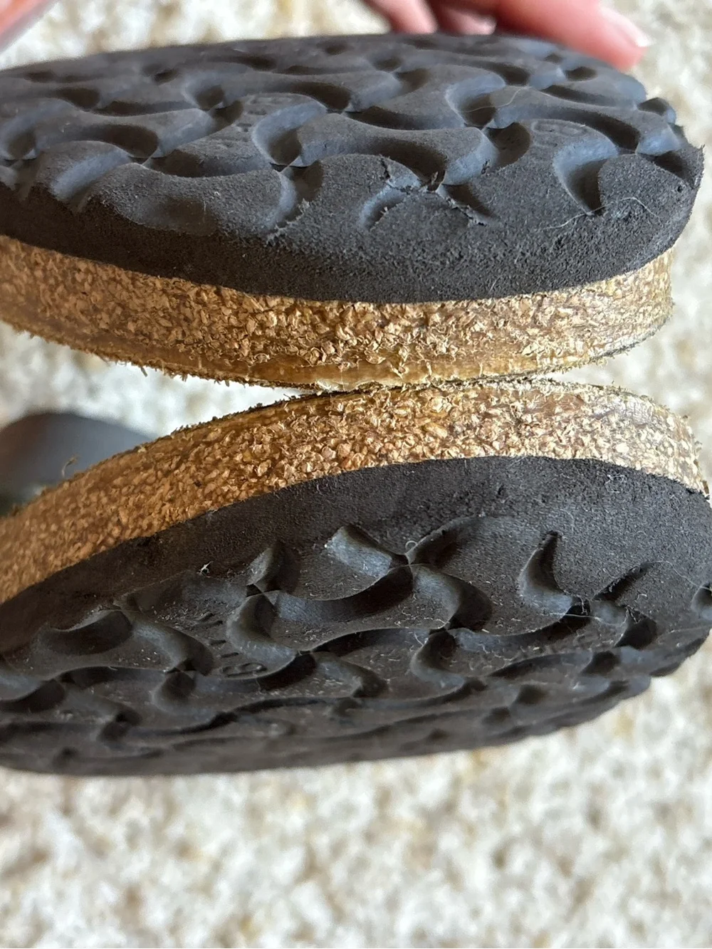 Birkenstock Gizeh Mocha‎ Brown Birko-Flor Thong Sandals Womens 40 W9-9.5
